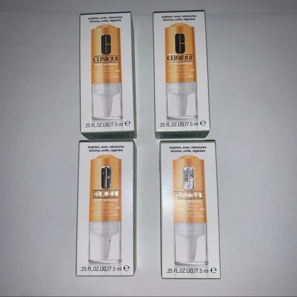 Clinique Other - 4 x clinique fresh pressed daily booster 20%
